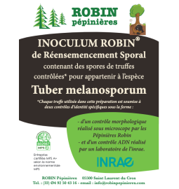 Inoculum de réensemencement truffier Tuber Melanosporum - Sac de 25 litres