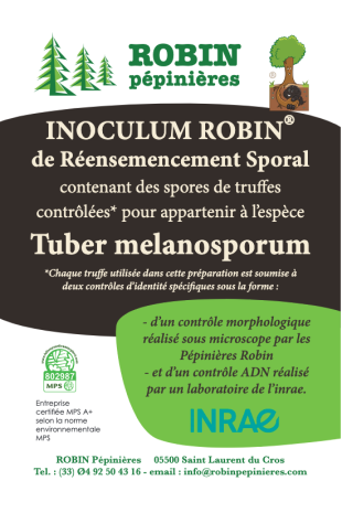 Inóculo de resiembra de trufa Tuber Melanosporum - Bolsa de 40 litros