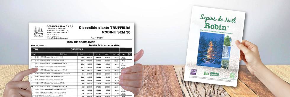 Documents tarifaires et catalogues produits ROBIN Pépinières