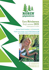 Catalogue Robin des plants résineux