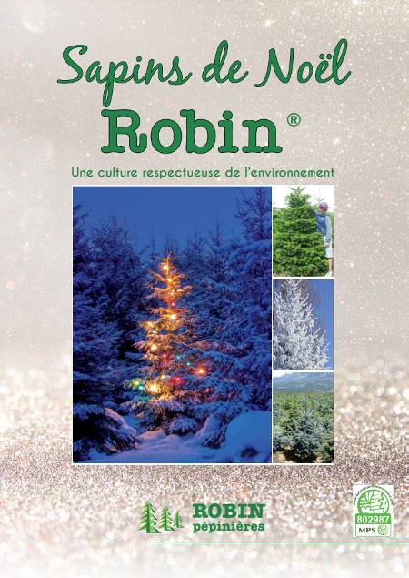 Catalogue des sapins de Noël ROBIN