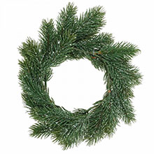 Natural Nordmann fir wreath